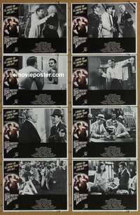 c228 DEAD MEN DON'T WEAR PLAID 8 movie lobby cards '82 Steve Martin