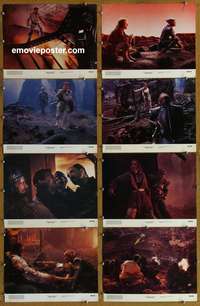c257 ENEMY MINE 8 color 11x14 deluxe movie stills '85 Dennis Quaid, Gossett