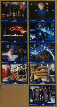 c020 FANTASTIC FOUR 9 movie lobby cards '05 super hero Jessica Alba!