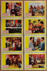 c310 FRANCIS OF ASSISI 8 movie lobby cards '61 Bradford Dillman