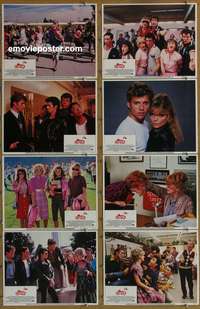 c346 GREASE 2 8 movie lobby cards '82 Michelle Pfeiffer, Max Caufield
