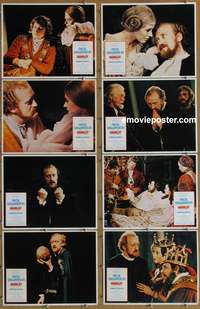 c362 HAMLET 8 movie lobby cards '70 Nicol Williamson, Faithfull