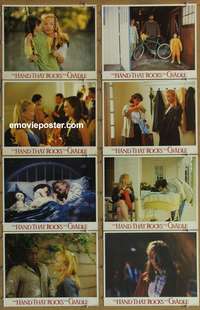 c363 HAND THAT ROCKS THE CRADLE 8 movie lobby cards '92 De Mornay