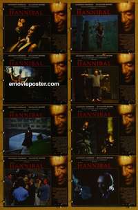 c365 HANNIBAL 8 movie lobby cards '00 Anthony Hopkins, Moore