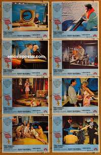 c380 HELLO DOWN THERE 8 movie lobby cards '69 Tony Randall, Janet Leigh