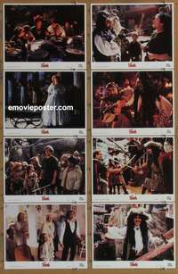 c389 HOOK 8 movie lobby cards '91 Dustin Hoffman, Robin Williams