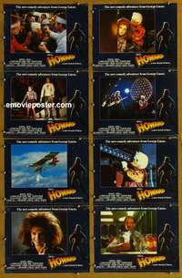 c397 HOWARD THE DUCK 8 English movie lobby cards '86 George Lucas
