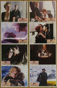 c399 HUNGER 8 movie lobby cards '83 Catherine Deneuve, David Bowie