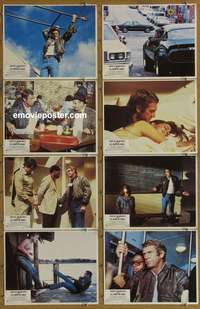 c401 HUNTER 8 Spanish/US movie lobby cards '80 Steve McQueen, Wallach