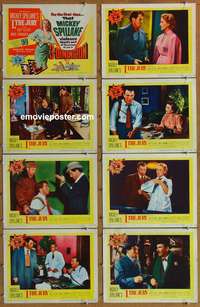 c409 I THE JURY 8 movie lobby cards '53 3-D, Mickey Spillane