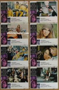c419 IN SEARCH OF GREGORY 8 movie lobby cards '70 Julie Christie