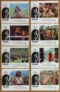c462 KING DAVID 8 English movie lobby cards '85 Richard Gere, Woodward