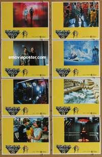 c497 LOGAN'S RUN 8 Spanish/US movie lobby cards '76 York, Agutter