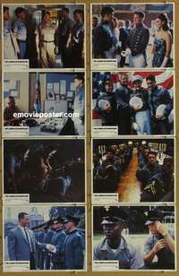c503 LORDS OF DISCIPLINE 8 movie lobby cards '83 David Keith, military!
