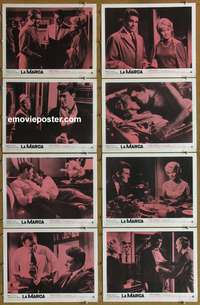 c525 MARK 8 Spanish/US movie lobby cards '61 sexual offender crime!