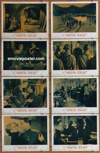 c530 MATA HARI 8 movie lobby cards R63 Greta Garbo, Novarro
