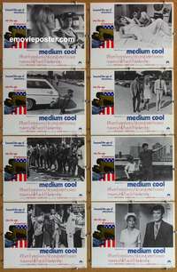 c534 MEDIUM COOL 8 movie lobby cards '69 Haskell Wexler classic!