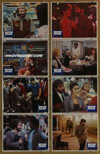 c566 MOSCOW ON THE HUDSON 8 movie lobby cards '84 Robin Williams