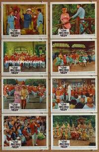c578 MUSIC MAN 8 movie lobby cards '62 Robert Preston, Shirley Jones