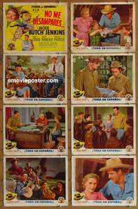 c139 BOYS' RANCH 8 Spanish/US movie lobby cards '46 Butch Jenkins