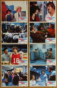 c608 NORTH DALLAS FORTY 8 movie lobby cards '79 Nick Nolte, football!