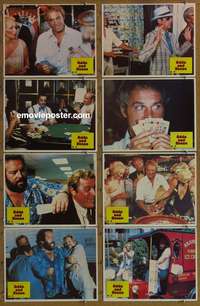 c612 ODDS & EVENS 8 movie lobby cards '78 Terence Hill, Spencer