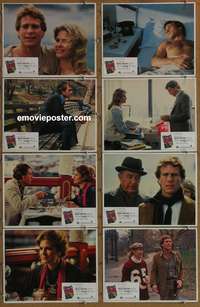 c620 OLIVER'S STORY 8 Spanish/US movie lobby cards '78 O'Neal & Bergen