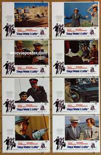 c625 ONLY WHEN I LARF 8 movie lobby cards '69 Richard Attenborough