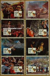 c636 PAINT YOUR WAGON 8 movie lobby cards '69 Clint Eastwood, Marvin