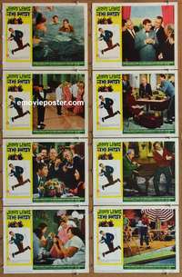 c648 PATSY 8 movie lobby cards '64 Jerry Lewis star & director!