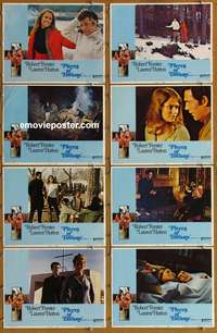 c661 PIECES OF DREAMS 8 movie lobby cards '70 Lauren Hutton, Forster