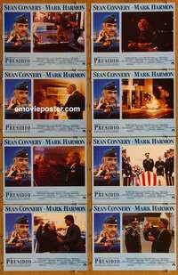 c677 PRESIDIO 8 movie lobby cards '88 Sean Connery, Mark Harmon