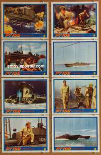 c685 PT 109 8 movie lobby cards '63 Cliff Robertson as J.F.K.