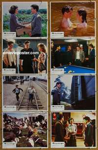 c693 RACING WITH THE MOON 8 movie lobby cards '84 Sean Penn, Cage