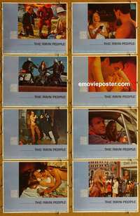 c697 RAIN PEOPLE 8 movie lobby cards '69 Francis Ford Coppola, Duvall
