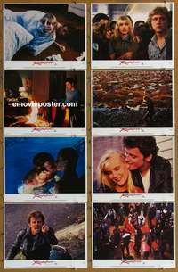 c703 RECKLESS 8 movie lobby cards '84 Aidan Quinn, Daryl Hannah