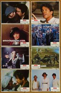 c705 REDS 8 movie lobby cards '81 Warren Beatty, Diane Keaton