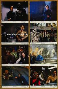 c709 RETURN OF THE JEDI 8 color 11x14 deluxe movie stills '83 George Lucas