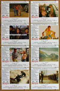 c717 RIVER 8 English movie lobby cards '84 Mel Gibson, Sissy Spacek