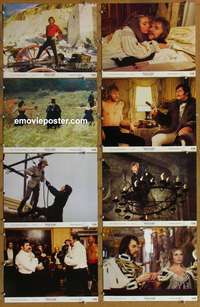 c727 ROYAL FLASH 8 color 11x14 deluxe movie stills '75 Malcolm McDowell