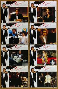 c733 SABRINA 8 English movie lobby cards '95 Harrison Ford, Ormond