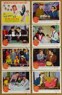 c782 SO THIS IS NEW YORK 8 movie lobby cards '48 Henry Morgan, Vallee