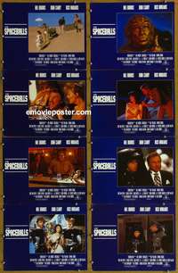 c788 SPACEBALLS 8 English movie lobby cards '87 Brooks, Pullman, Candy