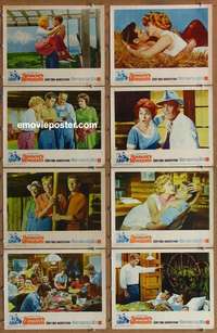 c789 SPENCER'S MOUNTAIN 8 movie lobby cards '63 Henry Fonda, O'Hara