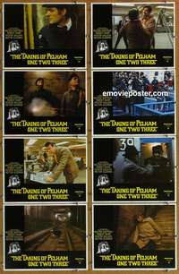 c830 TAKING OF PELHAM ONE TWO THREE 8 movie lobby cards '74 Matthau