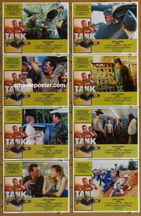 c832 TANK 8 movie lobby cards '84 James Garner, C. Thomas Howell