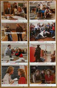 c838 TEACHERS 8 movie lobby cards '84 Nick Nolte, JoBeth Williams