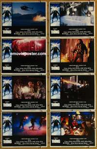 c847 THING 8 movie lobby cards '82 John Carpenter, Russell