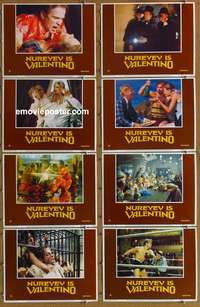 c877 VALENTINO 8 movie lobby cards '77 biography, Rudolph Nureyev