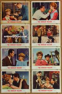 c899 WHEELER DEALERS 8 movie lobby cards '63 James Garner, Lee Remick